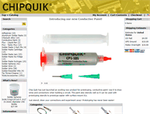 Tablet Screenshot of chipquik.com